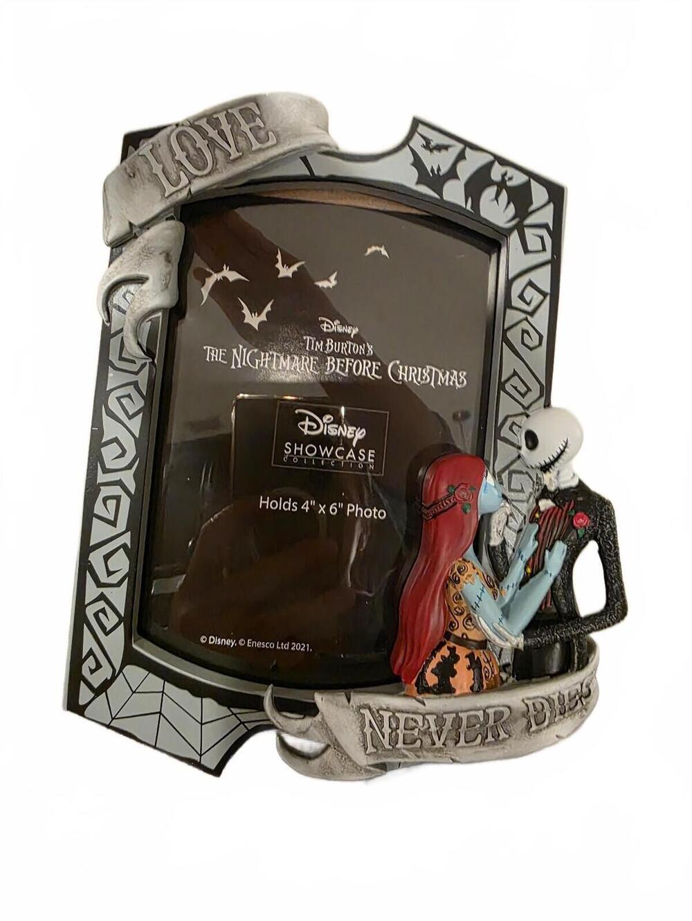 Disney Nightmare Before Christmas Jack & Sally 4x6 Picture Frame - New with Tags